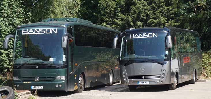 Hanson Mercedes Touro AA02EFA & Mercedes 1223L Ferqui YX55ACZ